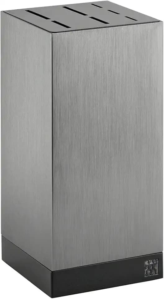 Zwilling - Messerblock - Aluminium - Alu/Silberfarben - 25 cm x 12 cm x 12 cm - Lieferung erfolgt OHNE Messer!