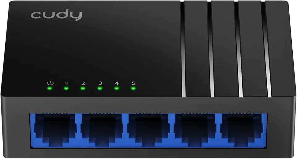 Cudy 5-Port-Gigabit-Kompakt-Ethernet-Switch (unmanaged), GS105D