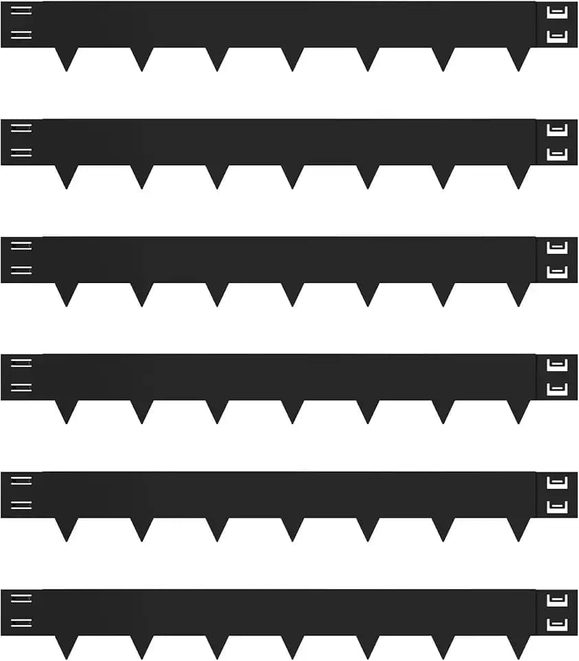 Metal Edging for Landscaping 6-Pack,40" L x 5" H(20Ft Total)
