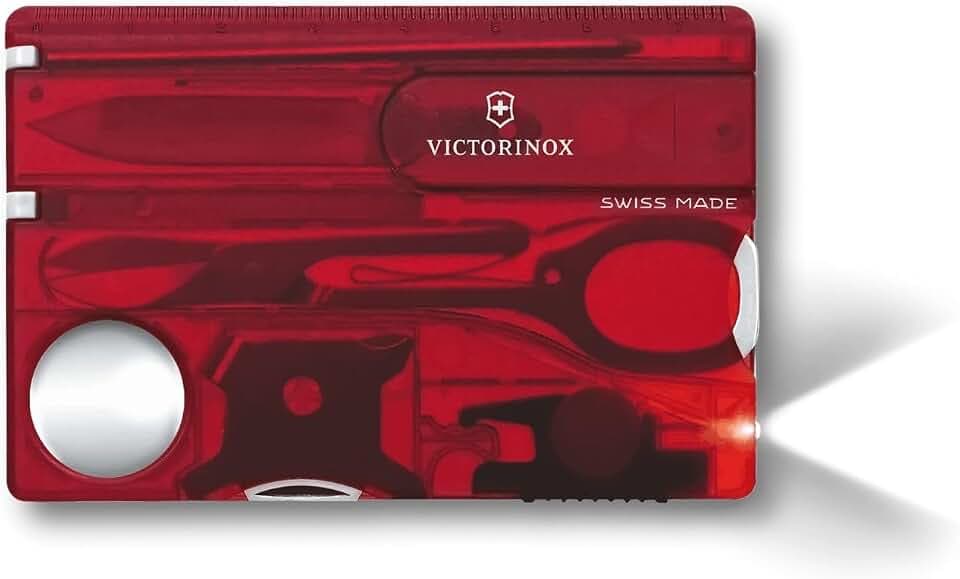Victorinox Swiss Card Lite Multitool, Taschenmesser im Kreditkartenformat