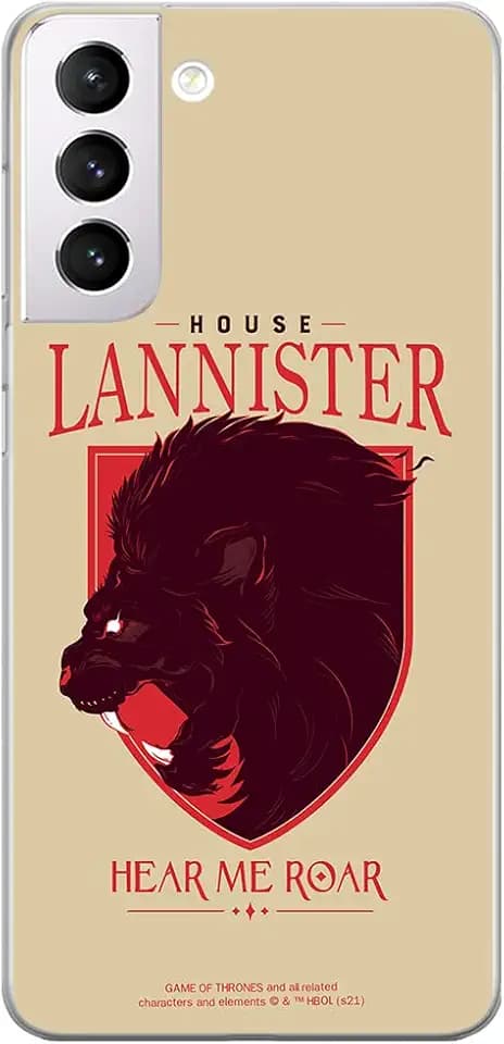 ERT Group Handyhülle für Samsung S21 Original und offiziell Lizenziertes Game od Thrones Muster Game of Thrones 008 optimal an die Form des Handy angepasst, hülle aus TPU