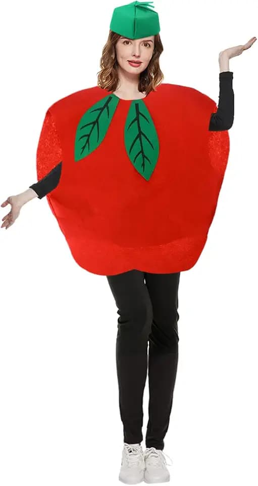 Segreto Unisex Halloween Costume Dress Set Fruits Costume Suit with Hat