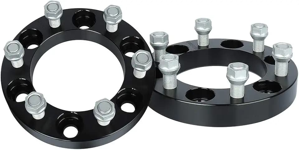 IRONTEK 6x5.5 Wheel Spacers 1inch 108mm Fit for Chevrolet, for GMC, M14x1.5