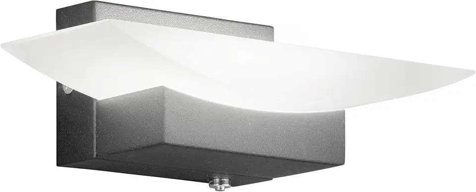 Fischer & Honsel | Wandleuchte, Bowl TW | Sandschwarz Matt| B: 20 cm, H: 7 cm, A: 11 cm| Dimmbar|CCT| 1x LED 6,5W 2700/3350/4000 K | 610 lm| EEG: F | 30291