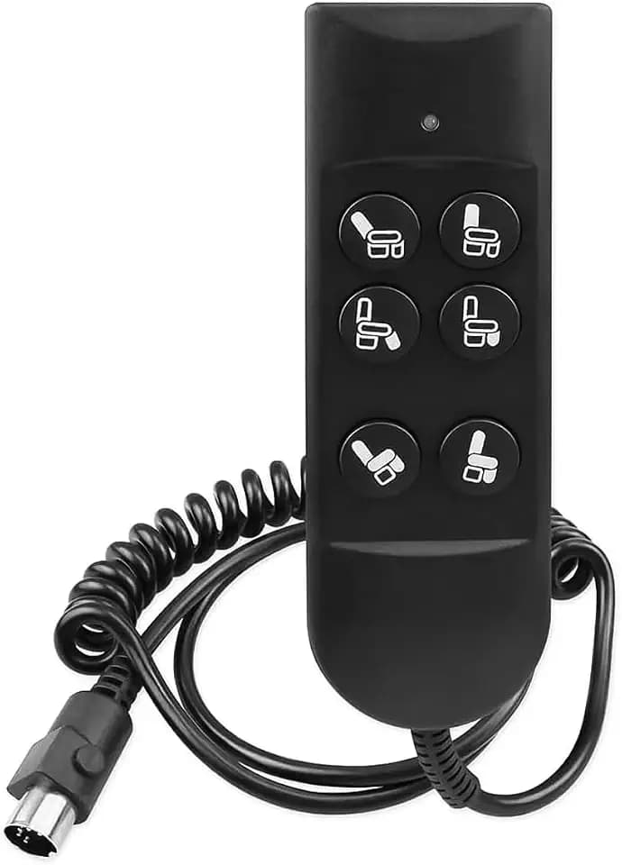 Elektrischer Ruhesessel, Handsteuerung für Ruhesessel, Fernbedienung für elektrische Ruhesessel für Zuhause, manuelle Steuerung, 6-Tasten-Fernbedienung mit 5-poligem Stecker, Verlängerungskabel