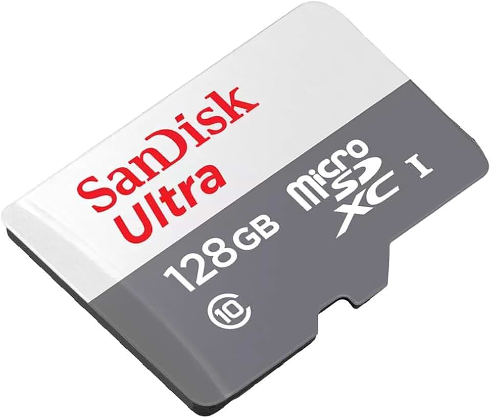 SanDisk Ultra microSD Flash Memory 128GB MicroSDXC UHS-I Class 10