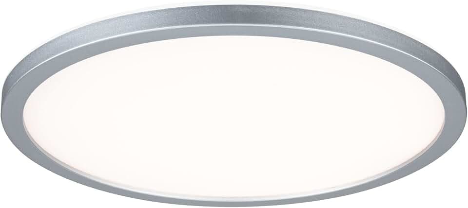 Paulmann 70991 LED Panel Atria Shine 293mm rund incl. 1x16 W Warmweiß Chrom matt Lichtpanel Kunststoff Deckenpanel 3000 K