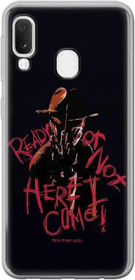ERT GROUP Handyhülle für Samsung A20e Original und offiziell Lizenziertes Horror Muster Nightmare of Elm Street 007 optimal an die Form des Handy angepasst, hülle aus TPU