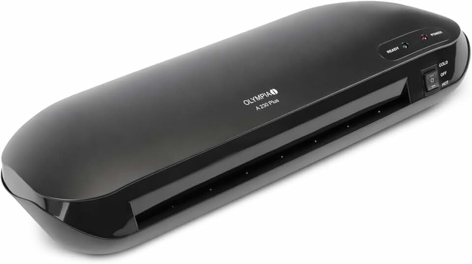 Olympia A 230 Plus Laminiergerät für A4, 75/80-125 Micron Heißlaminator
