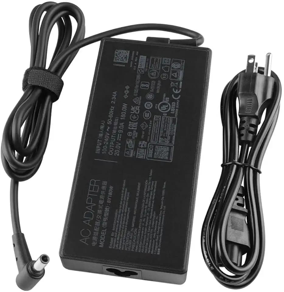 20V 9A 180W Charger Compatible with Asus TUF Gaming A15 FA506 FA506IC A17 FA706 FX505DD FX505DT FX505DU FX505GE FX505GM FX705DD FX705DT FX705DU FX705DY PX505GE TUF506I TUF506IH TUF506II