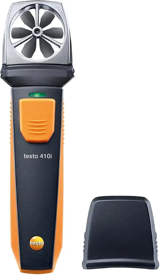 Testo 410i Anemometer 50 °C max.Temp. 30 m/s, 0.1 m/s, Luftgeschwindigkeit, Temperatur, Typ Flügelrad