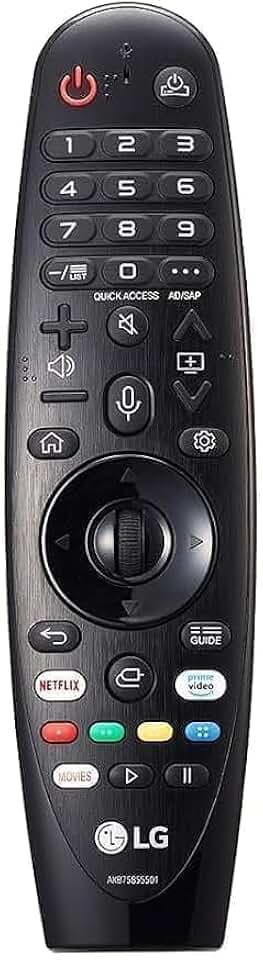 LG Remote Magic Remote Control, Compatible with Many Models, Netflix and Prime Video Hot Keys, Google/Alexa
