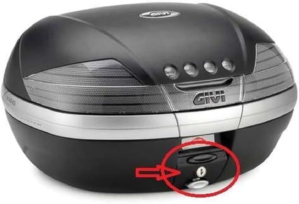 Givi Z641NTM Scharnierblock für V46N Tech, Schwarz, Größe 40