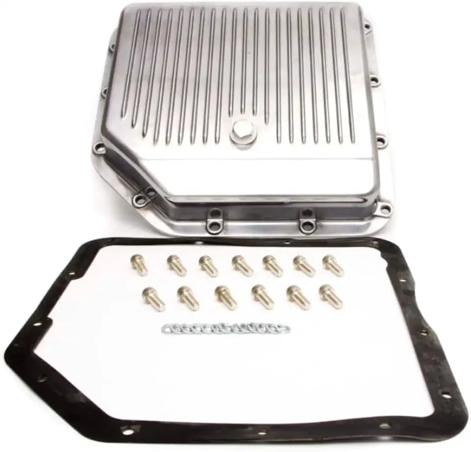 Racing Power Company R8491 Polished Aluminum Transmission Pan