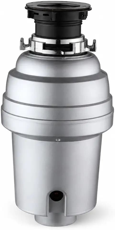 Garvee Garbage Disposal – 1 HP Continuous Feed Food Waste Disposer, Silver, Easy Install Kitchen Sink Garbage Disposal Unit with Accessories