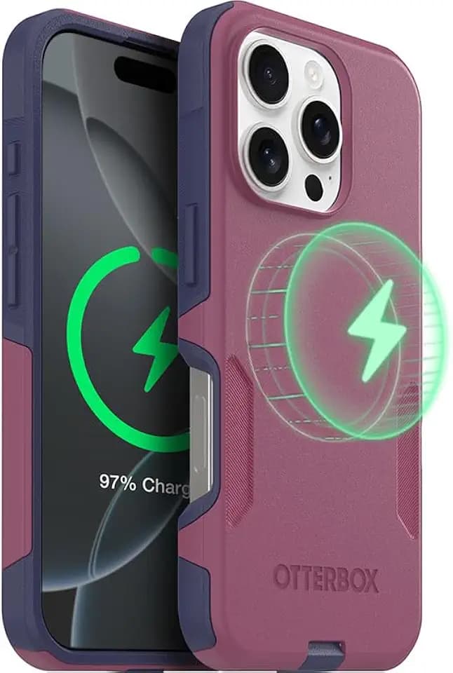 OtterBox iPhone 16 Pro – Commuter Series Slim MagSafe Case - Berry Smooth