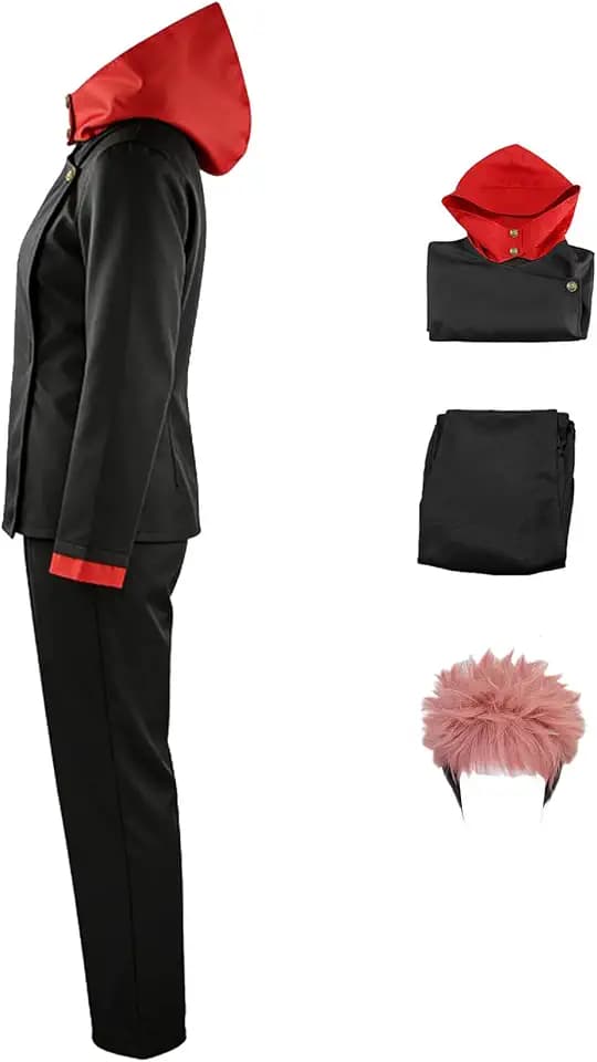 FAZA Yuuji Itadori Cosplay Costume For Men Anime Costume Japanese School Uniform Tops Pants Outfits