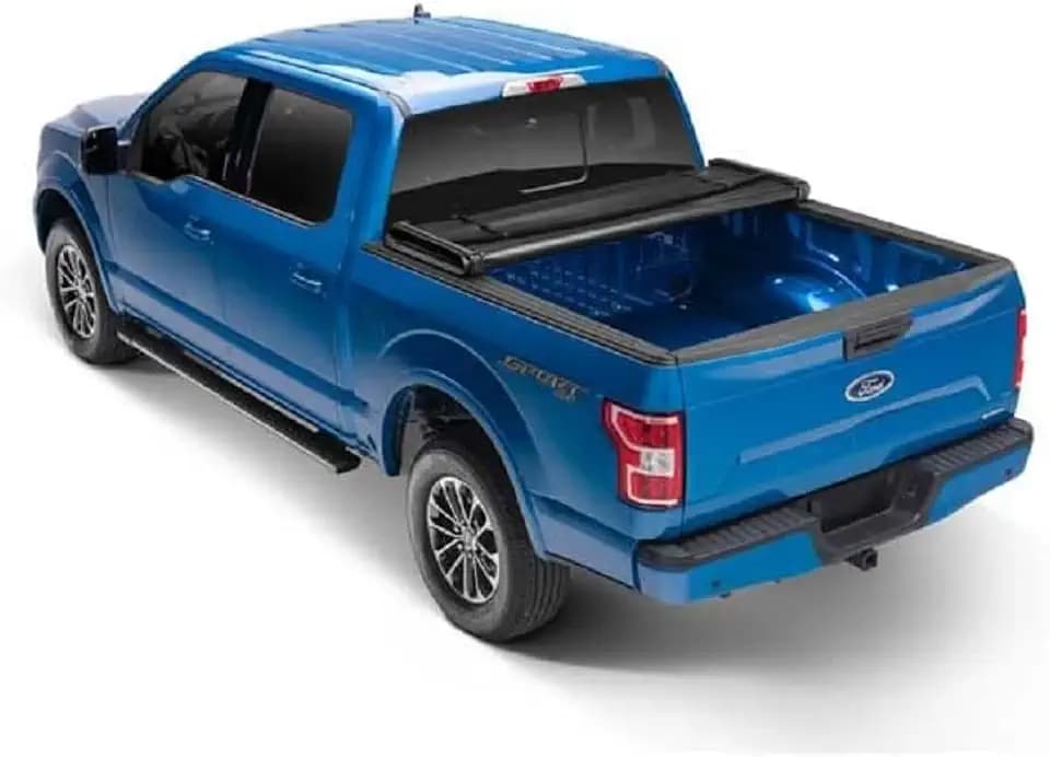 Soft Tri-Fold Tonneau Cover BC-472001 Fits Chevrolet Silverado 1500 6.5 Ft Bed