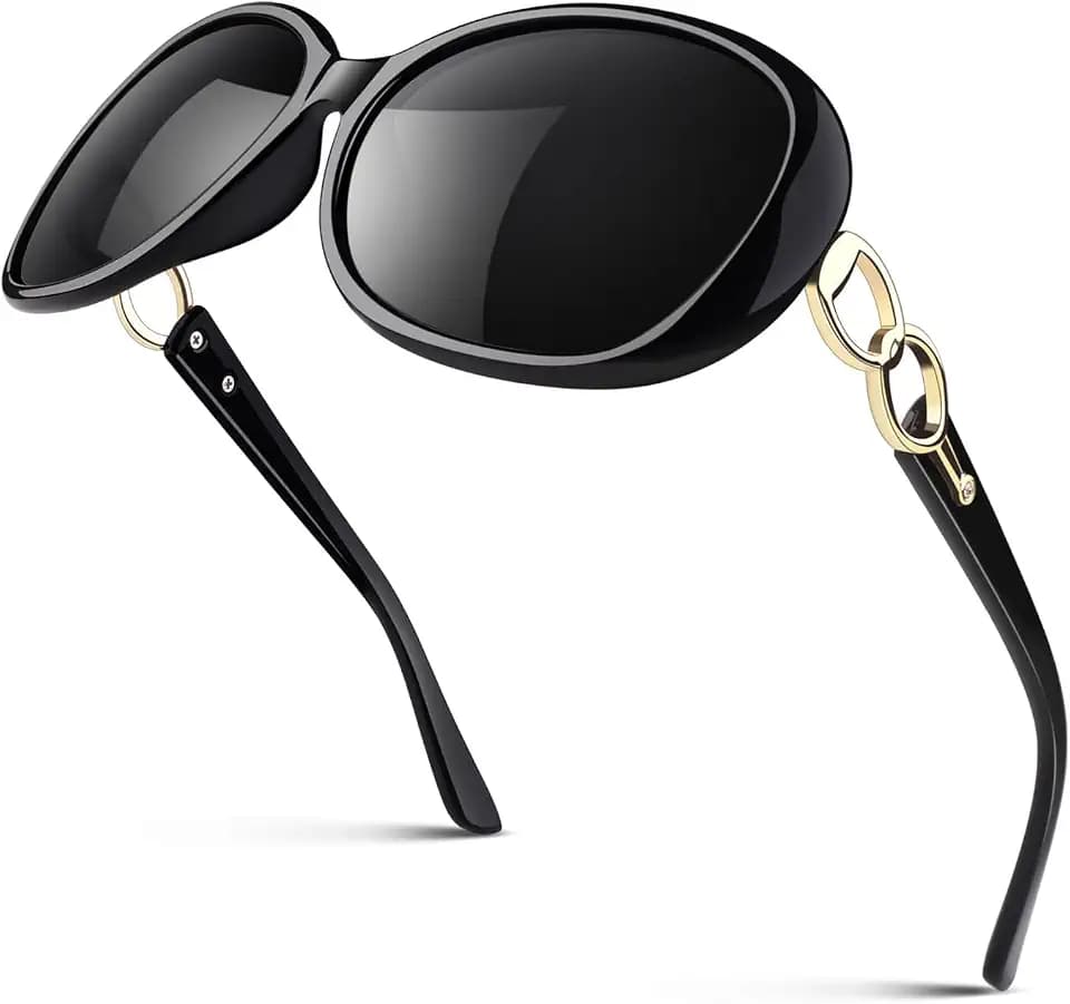 Sunier Sunglasses Womens Polarized, Trendy Oversized Big UV400 Sun Glasses