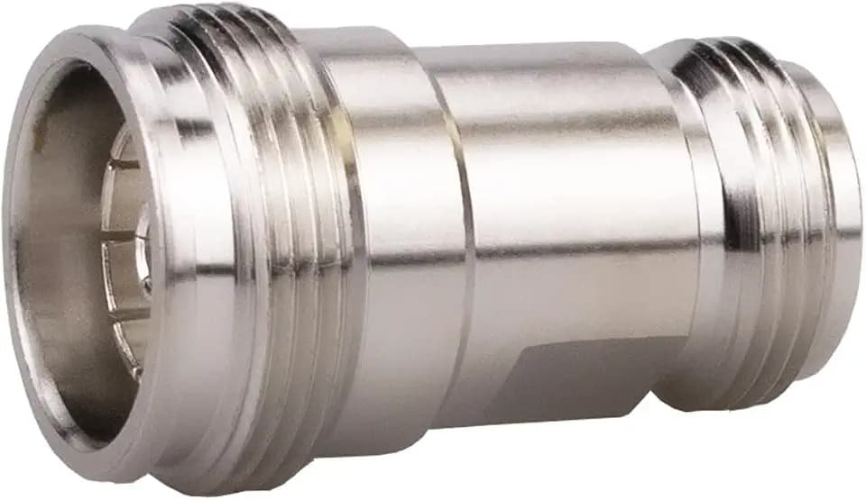 4.3-10 Mini DIN Male to N Female Adaptor 4.3/10 Mini DIN Male to N Female Adapter with Low PIM 160dBc (4.3-10 Female to N Female)