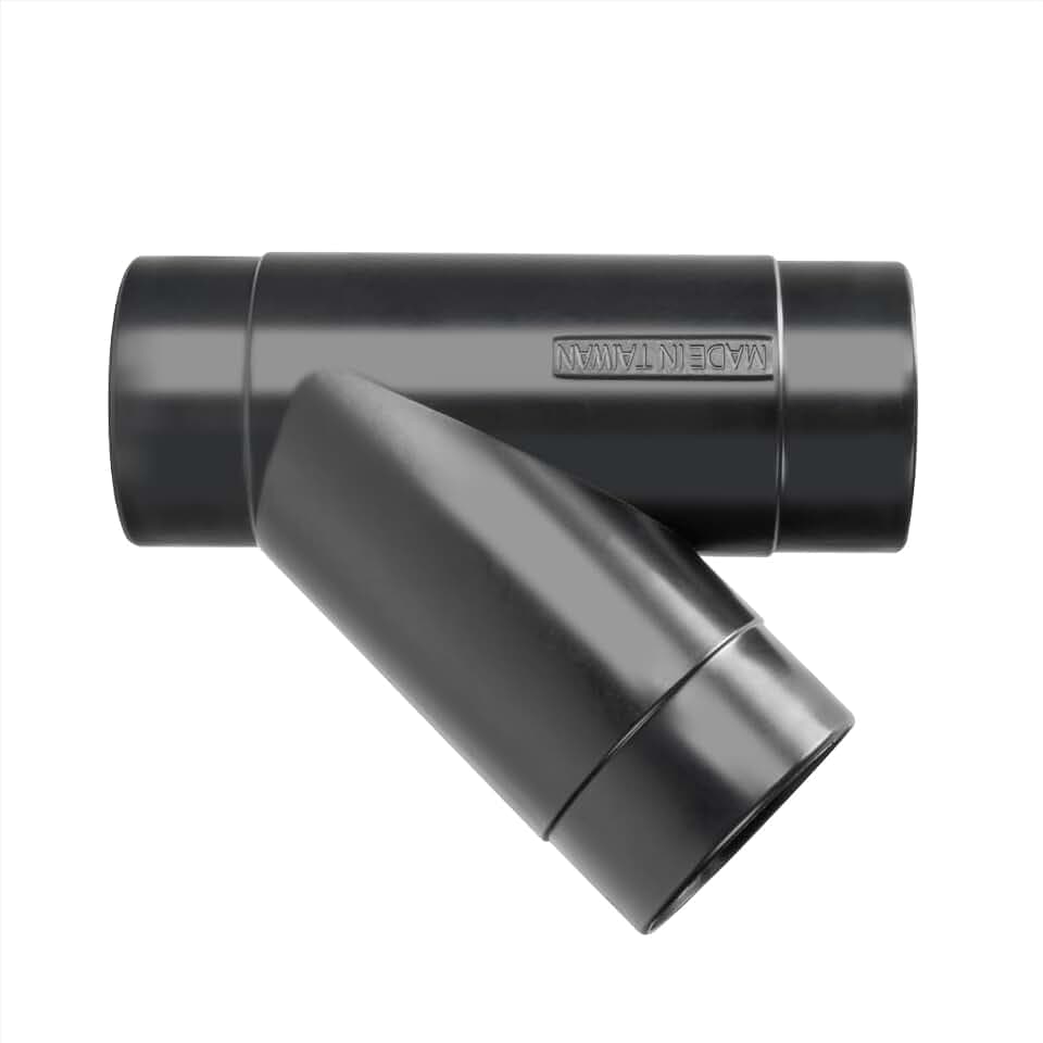POWERTEC 2-1/2 Inch Y Fitting for 2 1/2 Inch Hose, 2 1/2 Inch Hose Connector Fittings for Dust Collection System, 1 pack (70179V)