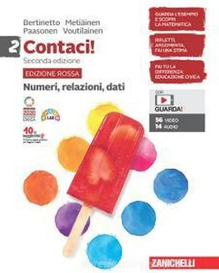Contaci! Ediz. rossa. Con Numeri, relazioni, dati e Misure, spazio e figure. Per la Scuola media. Con Contenuto digitale (fornito elettronicamente) (Vol. 2)