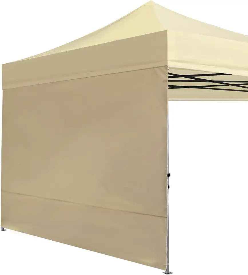 ABCCANOPY Instant Canopy SunWall 10x10 FT No Frame or Top, Beige