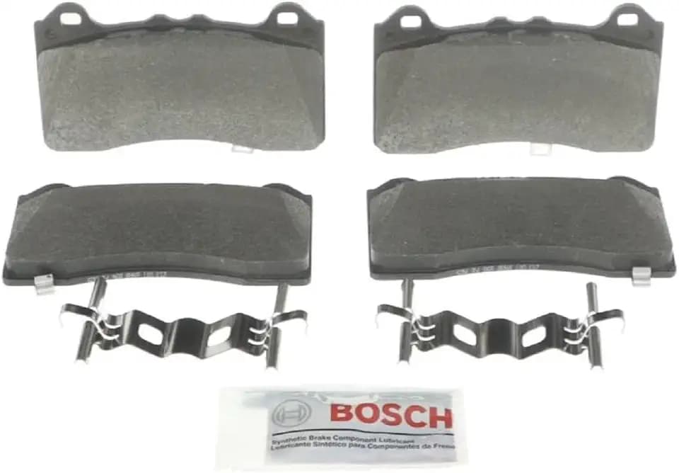 BOSCH BE1977H Blue Semi Metallic Disc Brake Pad Set with Hardware - Front