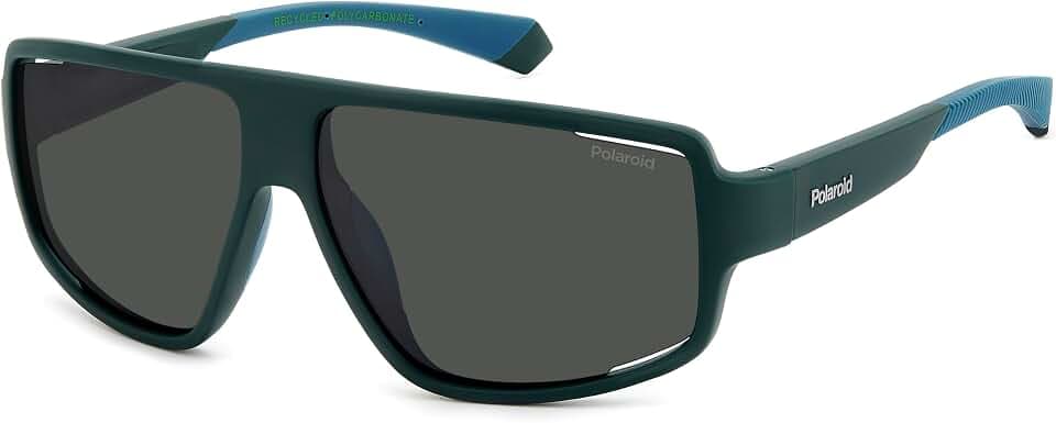POLAROID SPORT Brille PLD 7054/S Größe 61-12 mm Matte Grün/Eye size: 61 - Bridge size: 12