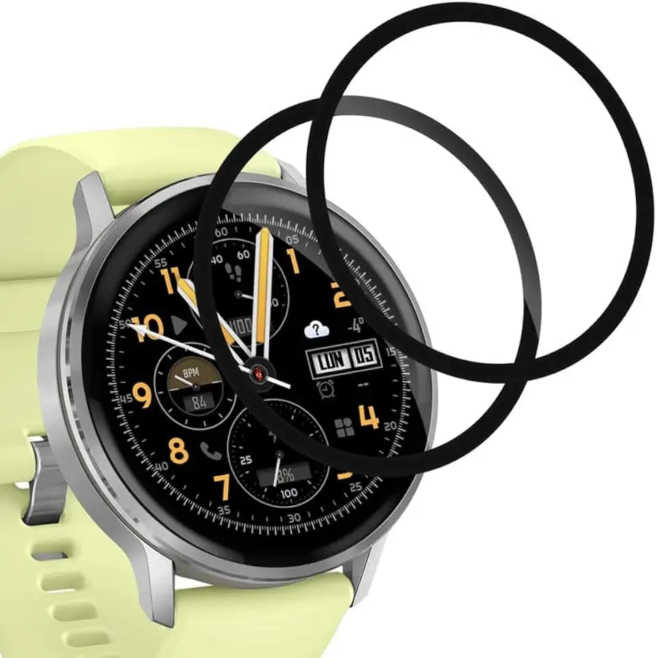 (2 Stücke PMMA für Displayschutz Garmin Venu 4 45mm Folie Schutz