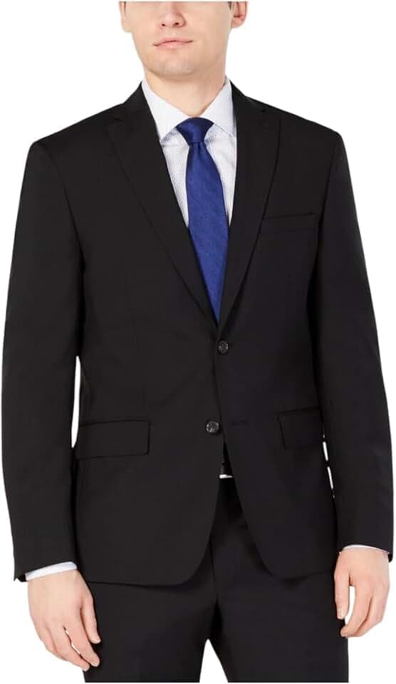 DKNY Men's Modern Fit High Performance Suit Separates