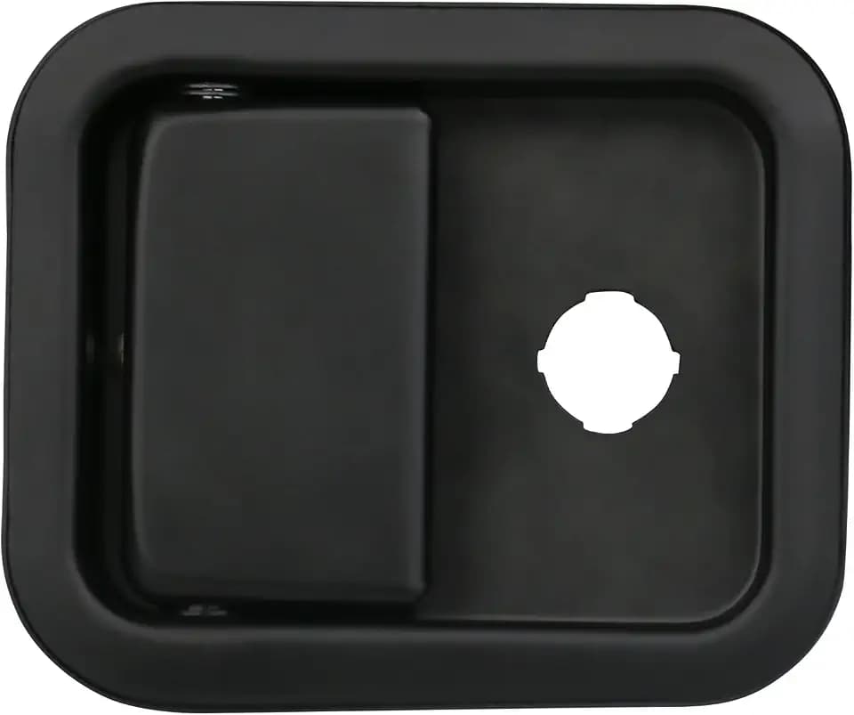Osompar Front Passenger Side Exterior Door Handle Compatible with 1990-2005 Mack Models Black Replaces 25191953 20QX426M