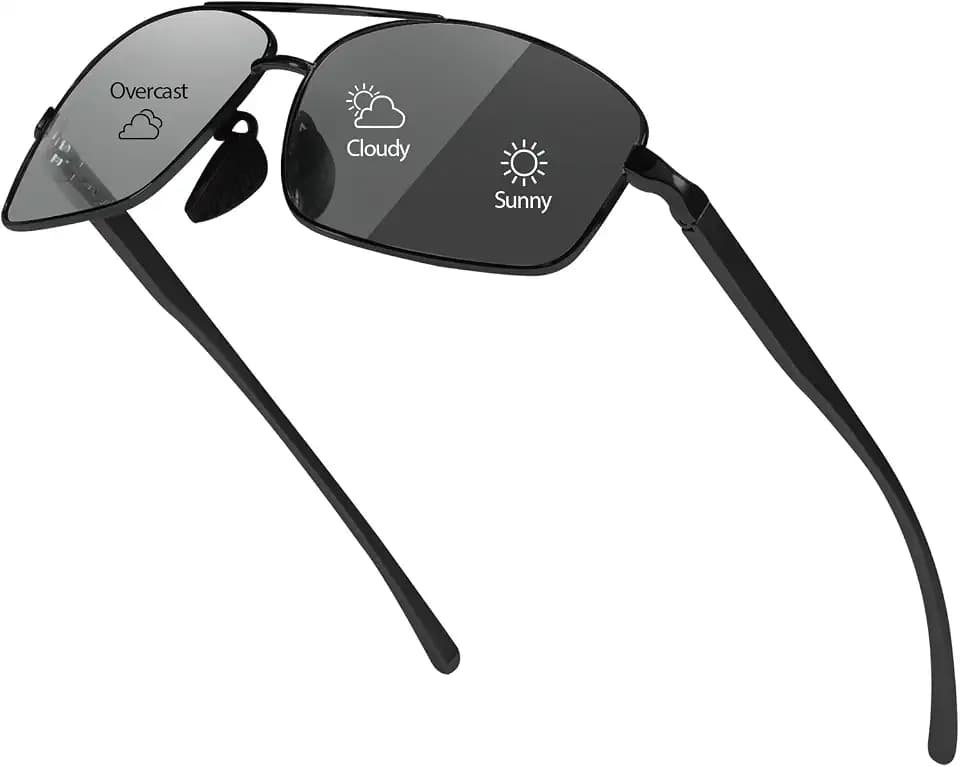Myiaur Selbsttönend Sonnenbrille Herren Photochrome Polarisierte UV400
