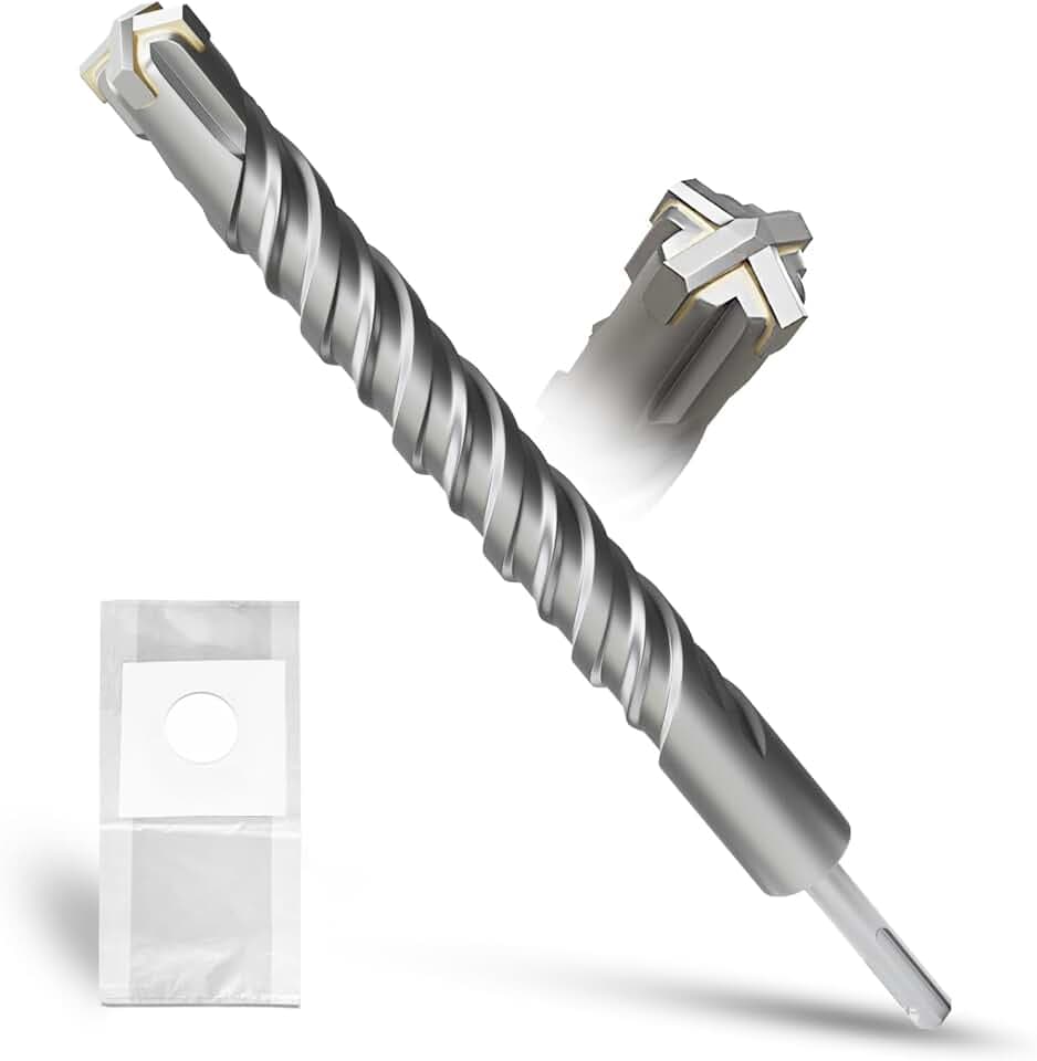 SDS Plus Bohrer 28mm×310mm，Steinbohrer,Hammerbohrer,Betonbohrer,Für Stein,Beton,Naturstein,Ziegelmauer