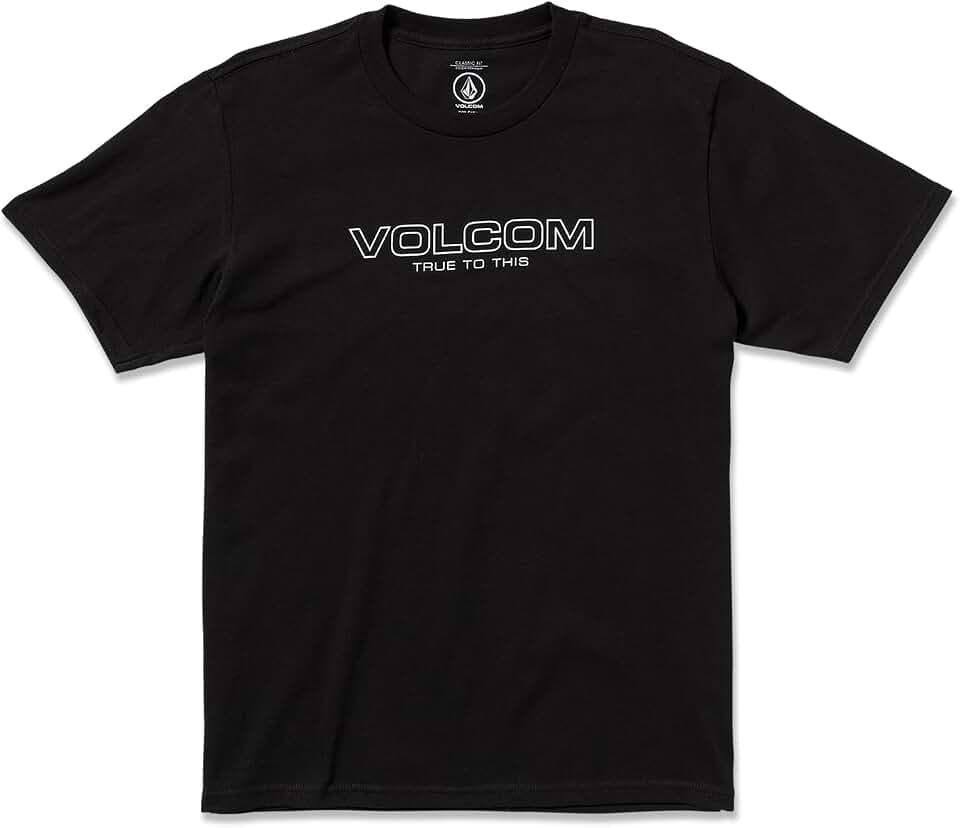Volcom Men's Stone Fill Short Sleeve T-Shirt – Crewneck Graphic Tee