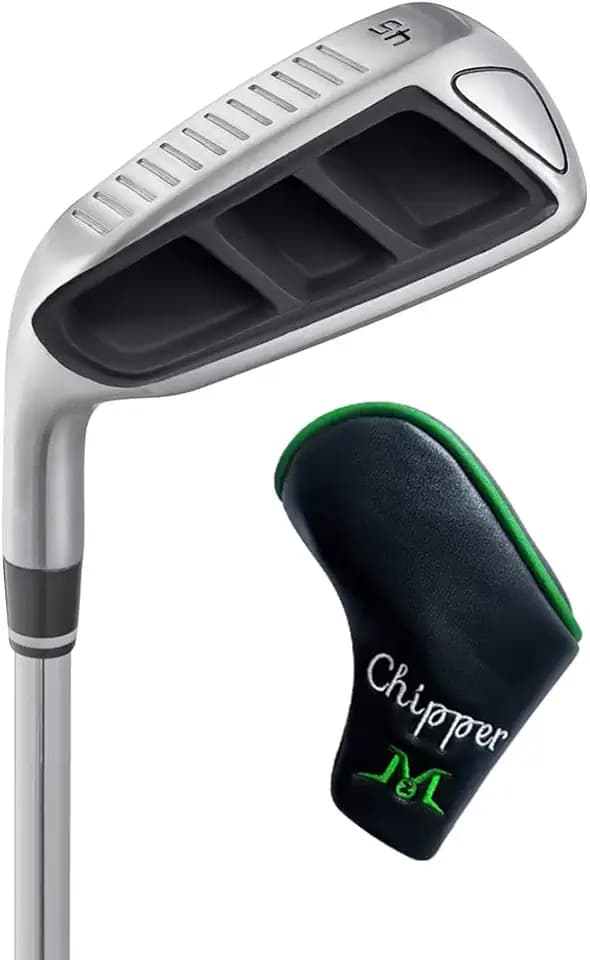 MAZEL Golf Chipper für Herren, Linkshänder, 35, 45, 55, 60 Grad Edelstahlschaft