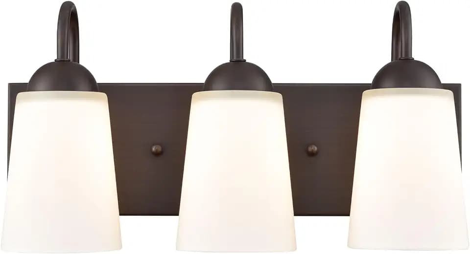 ML Lighting Ivey Lake 3-Light Vanity Rubbed Bronze