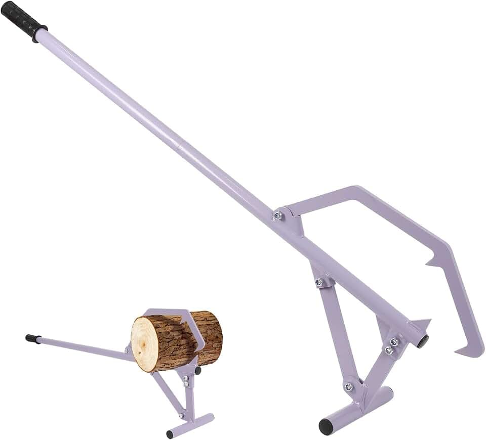 50.8" Timberjack Log Roller Lifter, Long Handle Log Roller Tool up to 25in