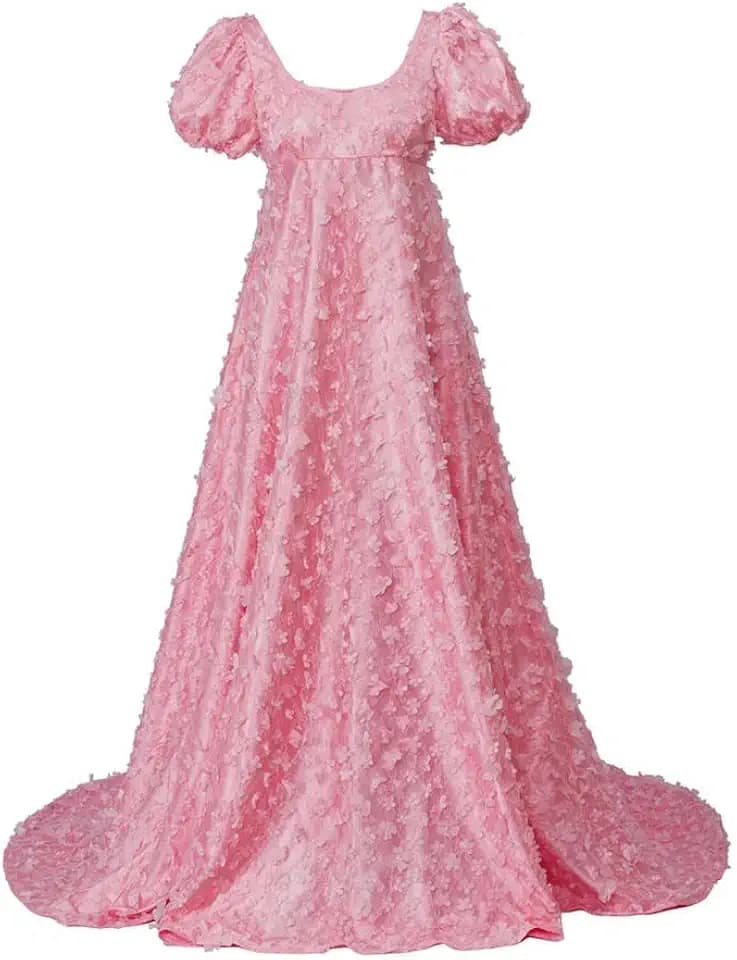MyheroCos Regency Dress Women's Blue Lace Dress