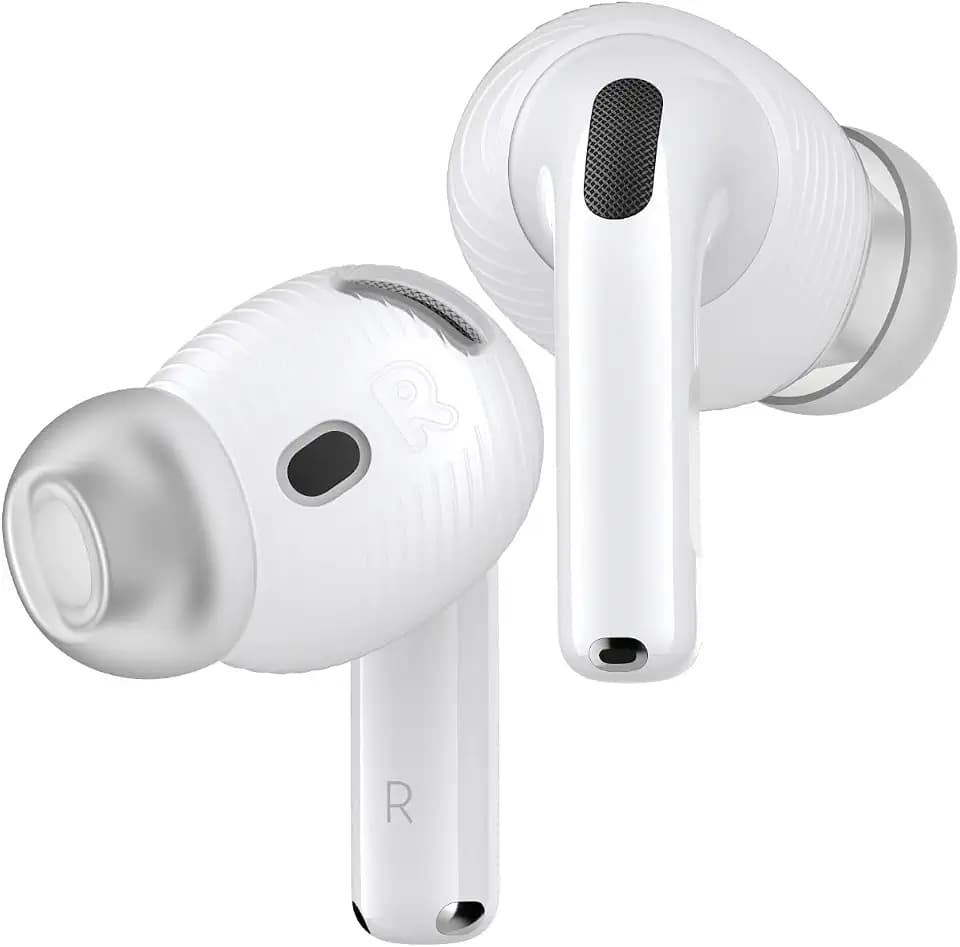 Gcioii 3 Paare Ohrstopfen für AirPods 4 Noise-Cancelling Ohrenbuds Abdeckung [Mit Storage Pouch] Anti-Rutsch Zubehör, kompatibel mit Apple AirPods 4. Generation (Transluzent)