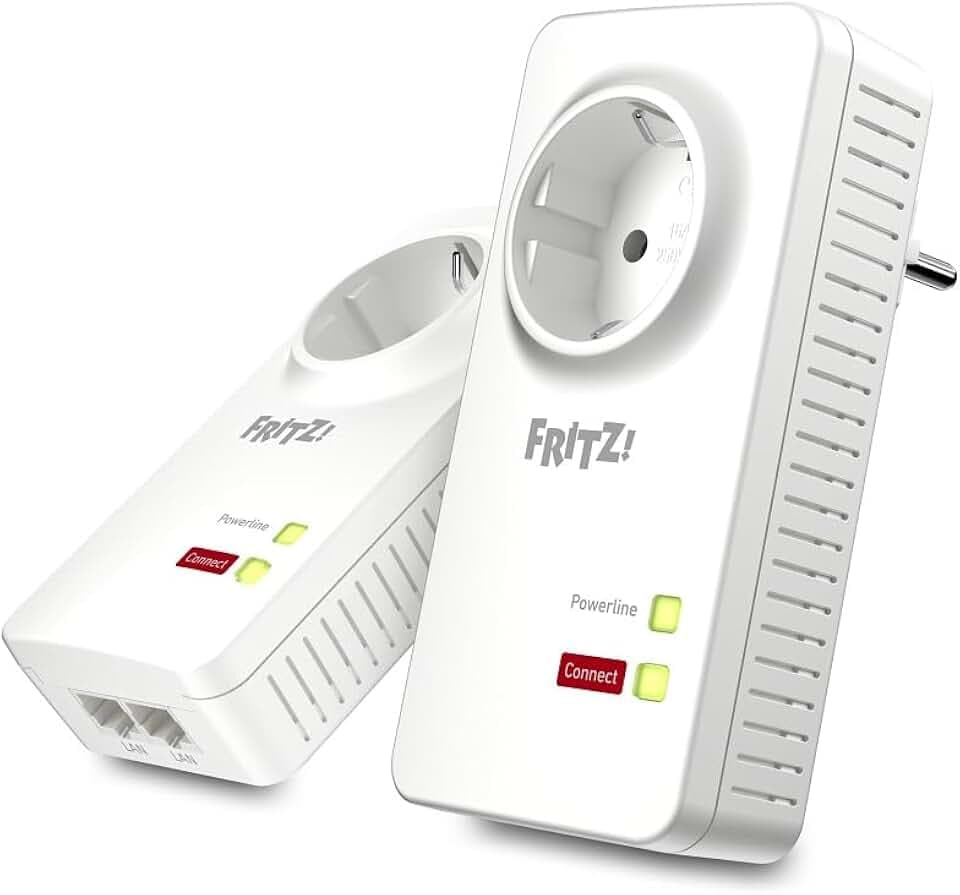 AVM FRITZ!Powerline 1220E Set International, 1.200 MBit/s, 2x Gigabit-LAN