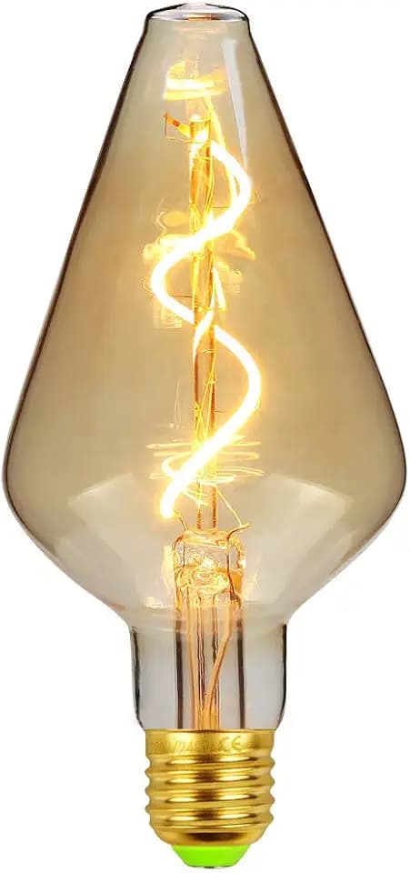 Vintage LED-Lampen 4W dimmbar unregelmäßig geformte 220 / 240V Edison Schraube E27 Basis Spezialität dekorative antike Glühbirne (Vase)