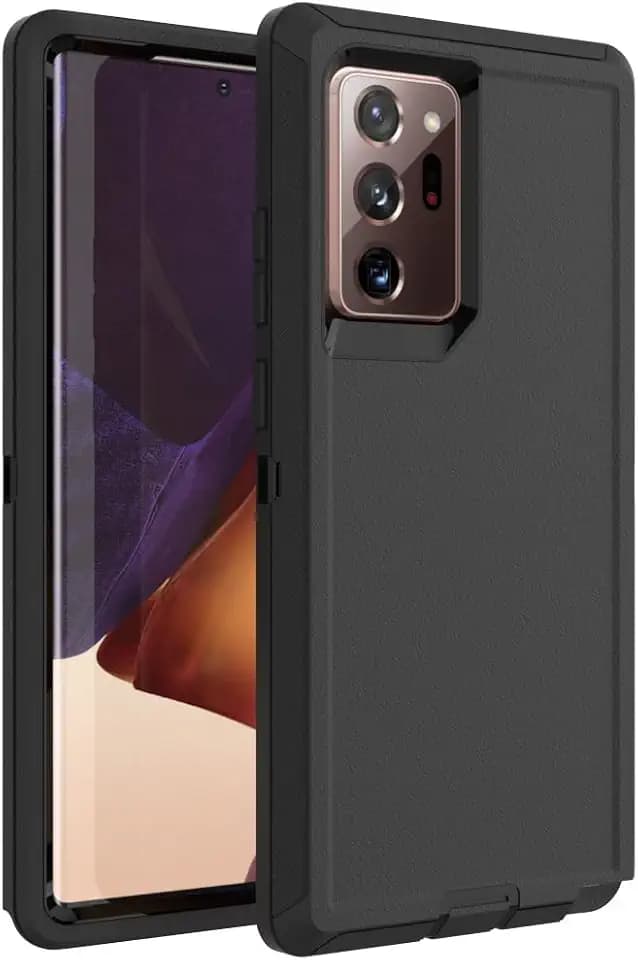 Case for Galaxy Note 20 Ultra, Heavy-Duty Tough Rugged Shockproof Drop Protective Cover Cases for Samsung Galaxy Note 20 Ultra, Black