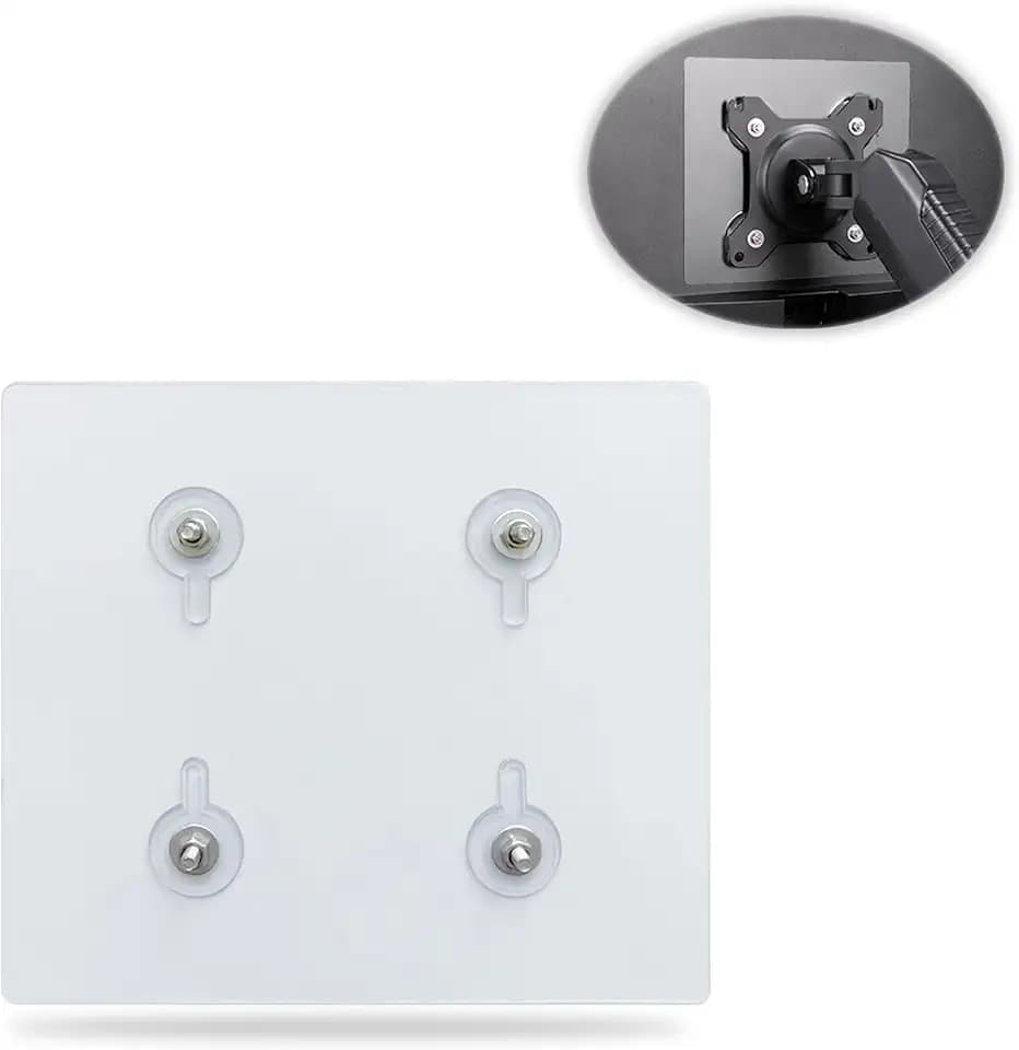Universal Monitor VESA Mount Adapter for Non-VESA 13 - 27 inch Computer Monitors Tablets iPad VESA Mounting Arm Stand Bracket Kit 75X75mm…