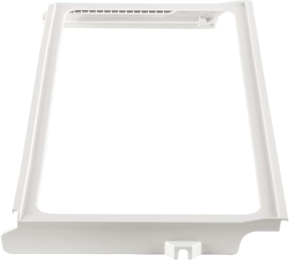 W11368751 W10905531 Refrigerator Crisper Drawer Cover Frame(no glass) Compatible with Whirlpool Amana Kenmore Maytag Ikea, Replacement Part W10904001 4929301 PS12723962 PD00053175 AP6888387
