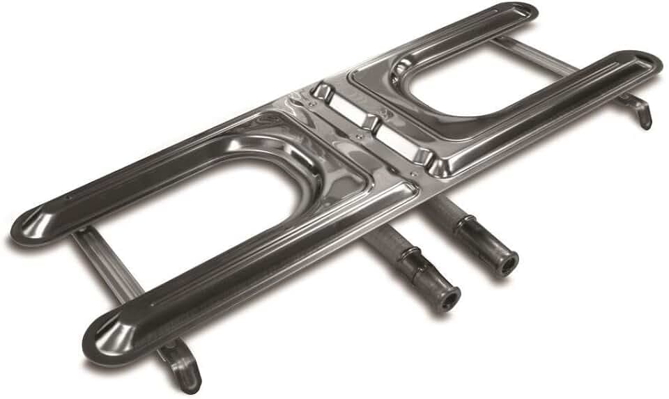 GrillPro 23513 19-Inch Universal Fit Grill H Burner, Silver