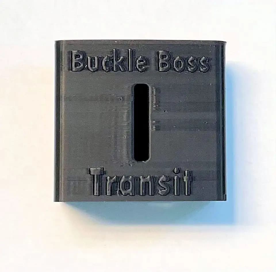 Transit – Seat Belt Guard for Front-Facing Button Belts – Compatible with School Buses, Wheelchairs, Golf Carts