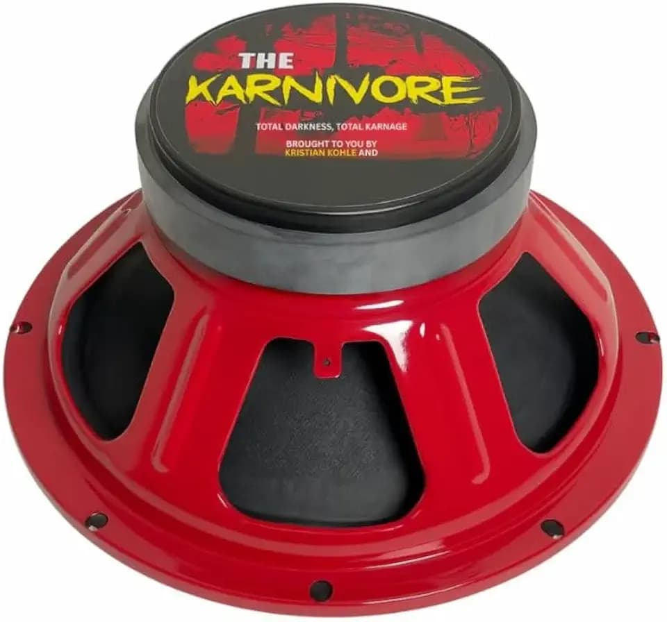 Eminence Karnivore 12-inch Guitar Amp Speaker – 60W Ceramic Magnet 8 Ohm Loudspeaker for Metal Guitarists – Tight Bass, Aggressive Highs, Studio-Ready Tone - KARNIVORE-8