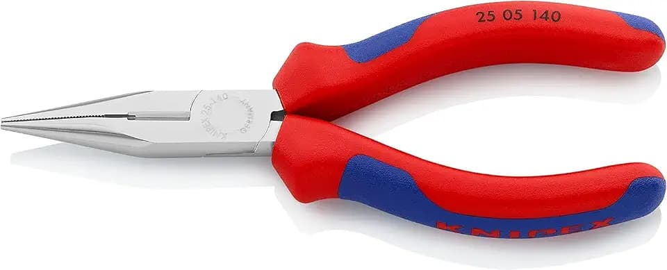 KNIPEX Flachrundzange mit Schneide, 25 05 140