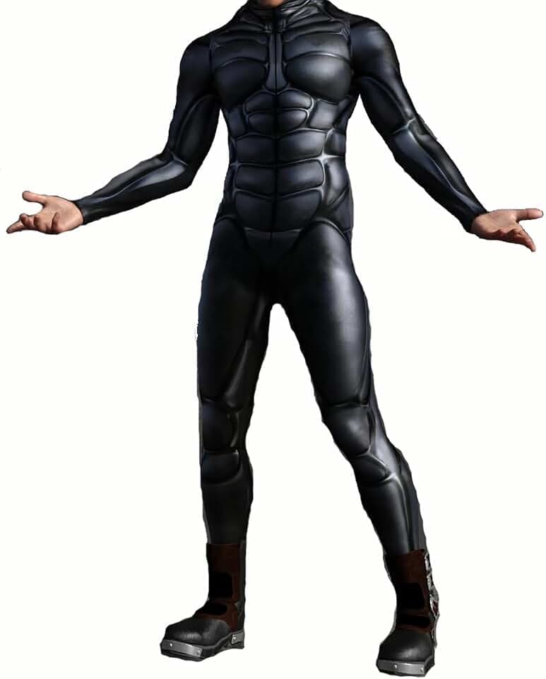 Herren Roboter Skelett Halloween Kostüm Overall Unisex Erwachsene Onesie 3D Armor Battle Suit Print Skinny Catsuit Roboter Cosplay Zentai Bodysuit